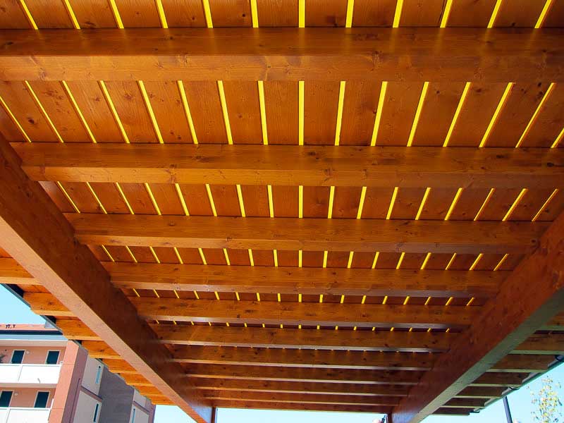 Copertura in PVC su tavolato in legno