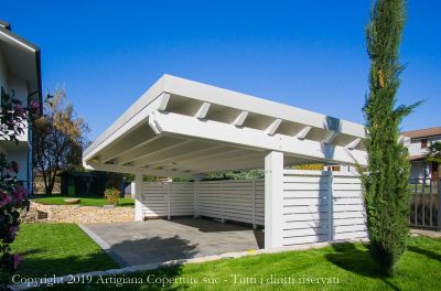 Carport Round per 3 auto