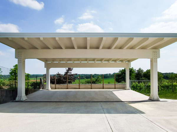 Carport Classic full white in zona sismica