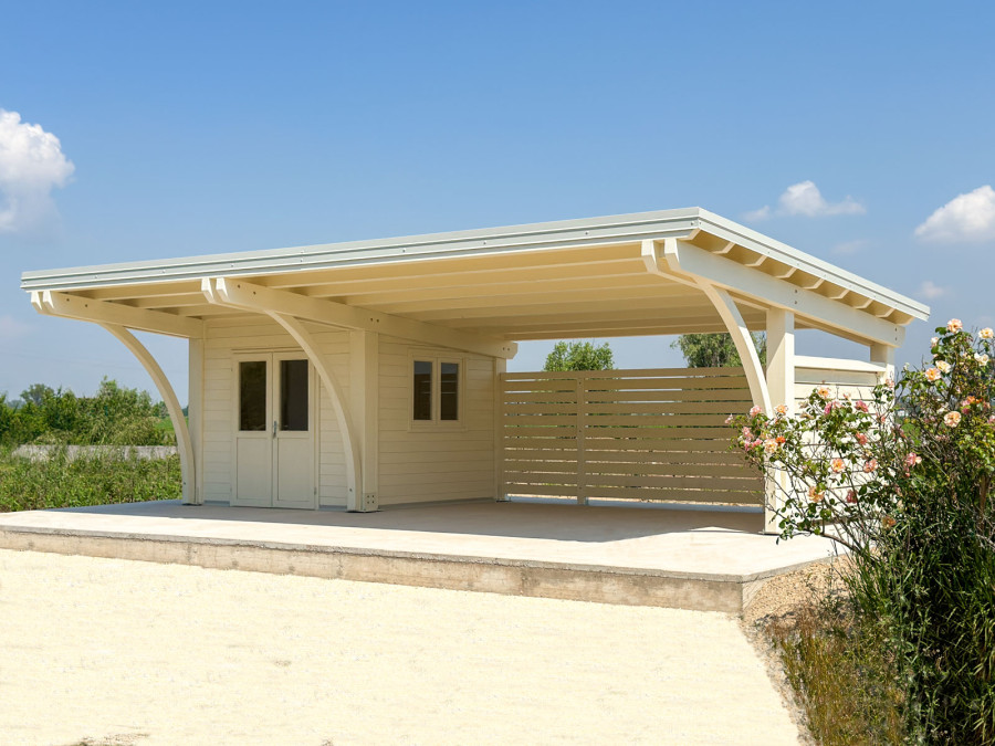 Tettoie per auto in legno Round